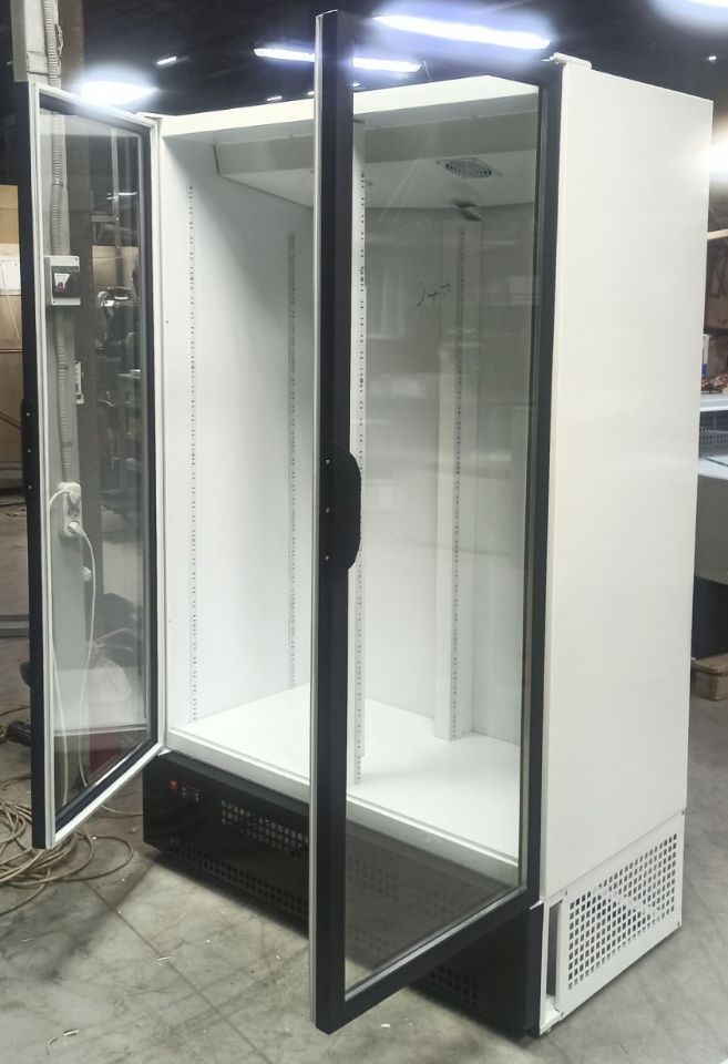 Холодильный Шкаф Ангара 1500 РАСПАШНОЙ, двери СТЕКЛО -18-22