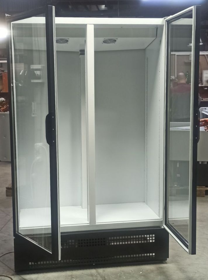 Холодильный Шкаф Ангара 1500 РАСПАШНОЙ, двери СТЕКЛО 0+7