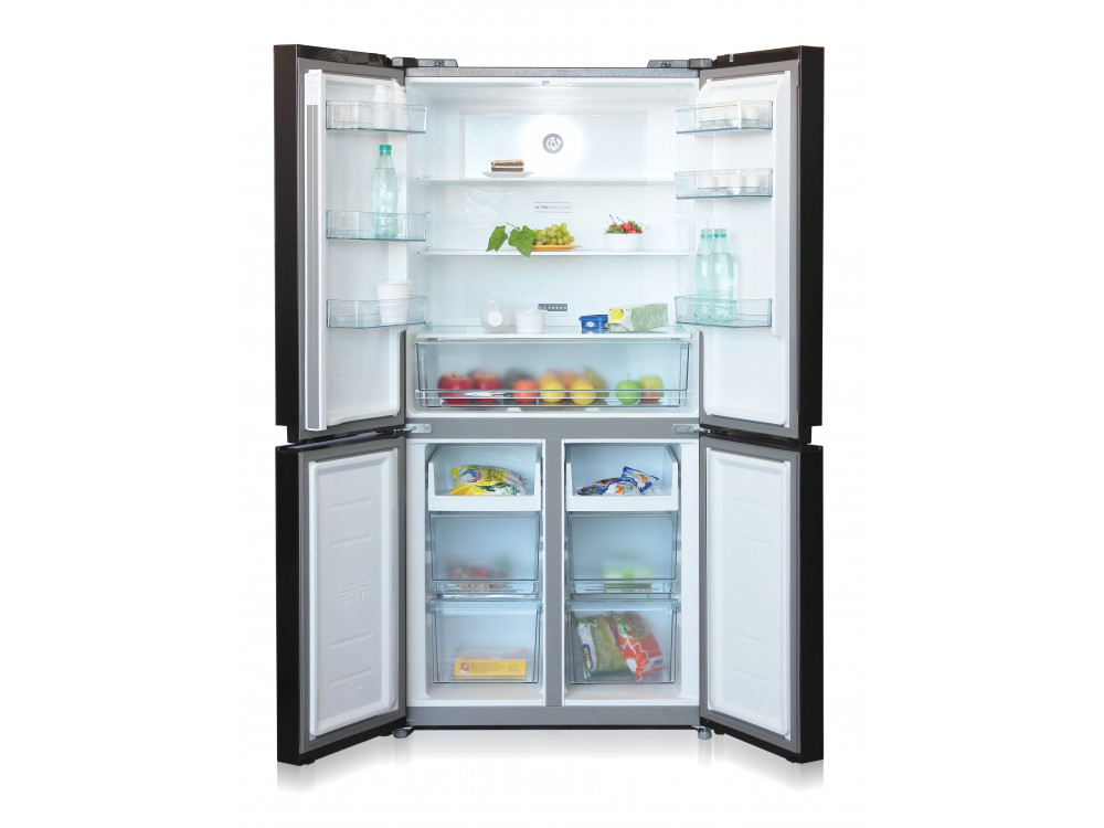 Холодильник Бирюса CD 466 BG Чёрное стекло